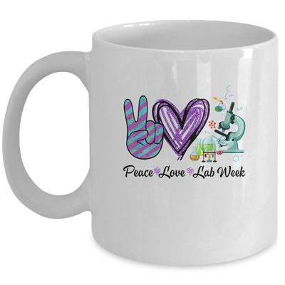 Peach Love Lab Week Laboratory Tech Technologist Mug | teecentury