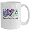 Peach Love Lab Week Laboratory Tech Technologist Mug | teecentury