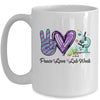 Peach Love Lab Week Laboratory Tech Technologist Mug | teecentury