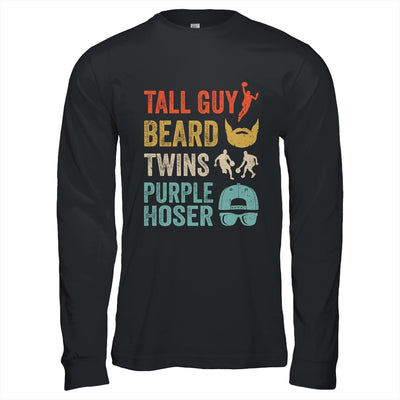 Perfect Dude Tall Guy Beard Twins Purple Hoser Shirt & Hoodie | teecentury