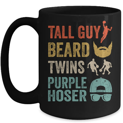 Perfect Dude Tall Guy Beard Twins Purple Hoser Mug | teecentury