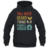 Perfect Dude Tall Guy Beard Twins Purple Hoser Shirt & Hoodie | teecentury