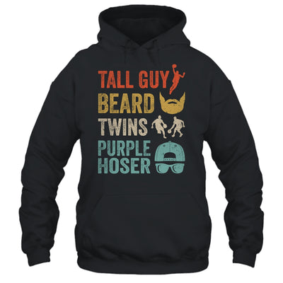Perfect Dude Tall Guy Beard Twins Purple Hoser Shirt & Hoodie | teecentury