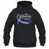 Periwinkle Butterfly I'm A Survivor Stomach Cancer Awareness T-Shirt & Hoodie | Teecentury.com