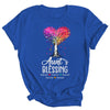 Personalized Aunt Is Blessed With Kids Name Colortree Custom Aunt For Women Mothers Day Birthday Christmas Shirt & Tank Top | teecentury