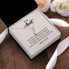 Alluring Beauty Necklace | Personalized Aunt Necklace From Niece Nephew You're Always In My Heart Aunt Birthday Mothers Day Christmas Jewelry Pendant Customized Gift Box Message Card | teecentury