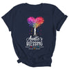 Personalized Auntie Is Blessed With Kids Name Colortree Custom Aunt For Women Mothers Day Birthday Christmas Shirt & Tank Top | teecentury