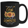 Personalized Being A Gigi Makes My Life Complete Custom Grandkids Name Mothers Day Birthday Christmas Mug | teecentury