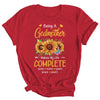 Personalized Being A Godmother Makes My Life Complete Custom With Grandkids Name Mothers Day Birthday Christmas Shirt & Tank Top | teecentury