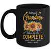 Personalized Being A Grandma Makes My Life Complete Custom Grandkids Name Mothers Day Birthday Christmas Mug | teecentury