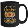 Personalized Being A Grandma Makes My Life Complete Custom Grandkids Name Mothers Day Birthday Christmas Mug | teecentury