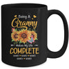 Personalized Being A Granny Makes My Life Complete Custom Grandkids Name Mothers Day Birthday Christmas Mug | teecentury