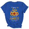 Personalized Being A Lala Makes My Life Complete Custom Grandkids Name Mothers Day Birthday Christmas Shirt & Tank Top | teecentury