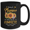 Personalized Being A Mamaw Makes My Life Complete Custom Grandkids Name Mothers Day Birthday Christmas Mug | teecentury