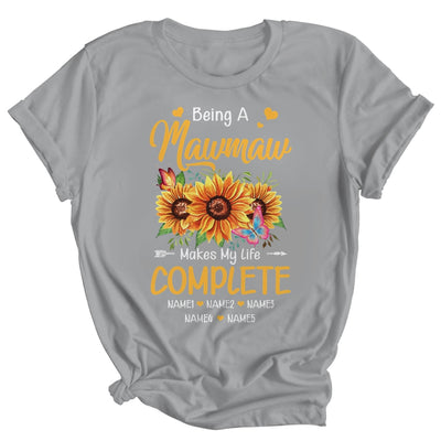 Personalized Being A Mawmaw Makes My Life Complete Custom Grandkids Name Mothers Day Birthday Christmas Shirt & Tank Top | teecentury