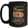 Personalized Being A Memaw Makes My Life Complete Custom Grandkids Name Mothers Day Birthday Christmas Mug | teecentury