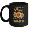 Personalized Being A Meme Makes My Life Complete Custom Grandkids Name Mothers Day Birthday Christmas Mug | teecentury