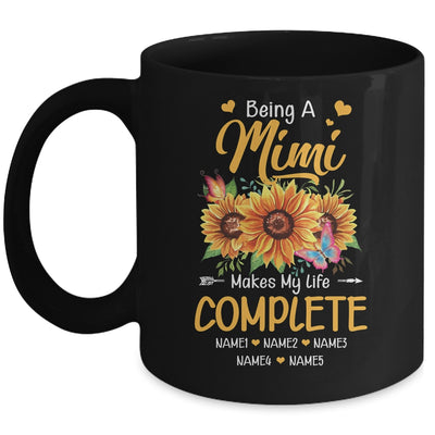 Personalized Being A Mimi Makes My Life Complete Custom Grandkids Name Mothers Day Birthday Christmas Mug | teecentury
