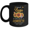 Personalized Being A Nana Makes My Life Complete Custom Grandkids Name Mothers Day Birthday Christmas Mug | teecentury