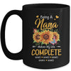 Personalized Being A Nana Makes My Life Complete Custom Grandkids Name Mothers Day Birthday Christmas Mug | teecentury