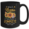 Personalized Being A Nonna Makes My Life Complete Custom Grandkids Name Mothers Day Birthday Christmas Mug | teecentury