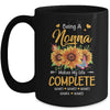Personalized Being A Nonna Makes My Life Complete Custom Grandkids Name Mothers Day Birthday Christmas Mug | teecentury