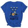 Personalized Being Called Auntie Custom With Kids Name Sunflower Mothers Day Birthday Christmas Shirt & Tank Top | teecentury