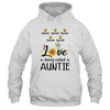 Personalized Being Called Auntie Custom With Kids Name Sunflower Mothers Day Birthday Christmas Shirt & Tank Top | teecentury