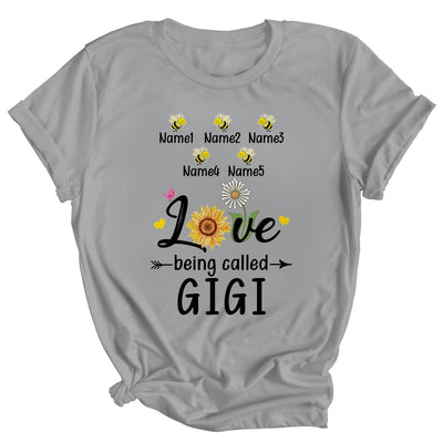 Personalized Being Called Gigi Custom With Grandkids Name Sunflower Mothers Day Birthday Christmas Shirt & Tank Top | teecentury