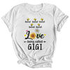 Personalized Being Called Gigi Custom With Grandkids Name Sunflower Mothers Day Birthday Christmas Shirt & Tank Top | teecentury
