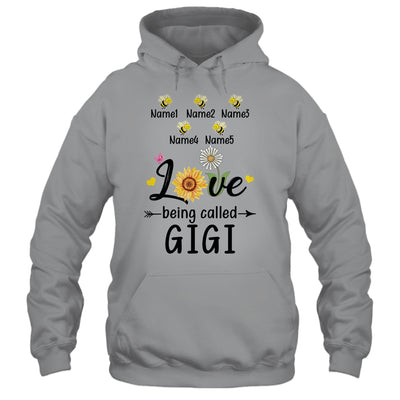 Personalized Being Called Gigi Custom With Grandkids Name Sunflower Mothers Day Birthday Christmas Shirt & Tank Top | teecentury