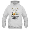 Personalized Being Called Gigi Custom With Grandkids Name Sunflower Mothers Day Birthday Christmas Shirt & Tank Top | teecentury