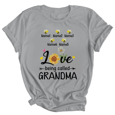 Personalized Being Called Grandma Custom With Grandkids Name Sunflower Mothers Day Birthday Christmas Shirt & Tank Top | teecentury