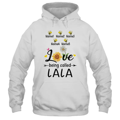 Personalized Being Called Lala Custom With Grandkids Name Sunflower Mothers Day Birthday Christmas