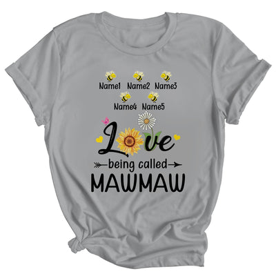 Personalized Being Called Mawmaw Custom With Grandkids Name Sunflower Mothers Day Birthday Christmas Shirt & Tank Top | teecentury