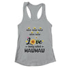 Personalized Being Called Mawmaw Custom With Grandkids Name Sunflower Mothers Day Birthday Christmas Shirt & Tank Top | teecentury