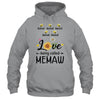 Personalized Being Called Memaw Custom With Grandkids Name Sunflower Mothers Day Birthday Christmas Shirt & Tank Top | teecentury