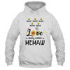 Personalized Being Called Memaw Custom With Grandkids Name Sunflower Mothers Day Birthday Christmas Shirt & Tank Top | teecentury