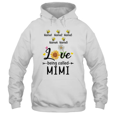 Personalized Being Called Mimi Custom With Grandkids Name Sunflower Mothers Day Birthday Christmas Shirt & Tank Top | teecentury