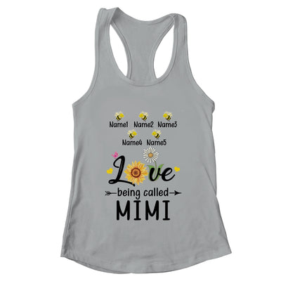 Personalized Being Called Mimi Custom With Grandkids Name Sunflower Mothers Day Birthday Christmas Shirt & Tank Top | teecentury