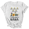 Personalized Being Called Nana Custom With Grandkids Name Sunflower Mothers Day Birthday Christmas Shirt & Tank Top | teecentury