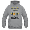 Personalized Being Called Nana Custom With Grandkids Name Sunflower Mothers Day Birthday Christmas Shirt & Tank Top | teecentury