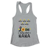 Personalized Being Called Nana Custom With Grandkids Name Sunflower Mothers Day Birthday Christmas Shirt & Tank Top | teecentury