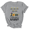 Personalized Being Called Nanny Custom With Grandkids Name Sunflower Mothers Day Birthday Christmas Shirt & Tank Top | teecentury