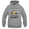 Personalized Being Called Nanny Custom With Grandkids Name Sunflower Mothers Day Birthday Christmas Shirt & Tank Top | teecentury