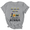 Personalized Being Called Nonna Custom With Grandkids Name Sunflower Mothers Day Birthday Christmas Shirt & Tank Top | teecentury