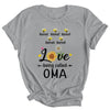 Personalized Being Called Oma Custom With Grandkids Name Sunflower Mothers Day Birthday Christmas Shirt & Tank Top | teecentury