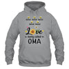 Personalized Being Called Oma Custom With Grandkids Name Sunflower Mothers Day Birthday Christmas Shirt & Tank Top | teecentury