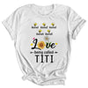 Personalized Being Called Titi Custom With Kids Name Sunflower Mothers Day Birthday Christmas Shirt & Tank Top | teecentury