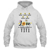 Personalized Being Called Titi Custom With Kids Name Sunflower Mothers Day Birthday Christmas Shirt & Tank Top | teecentury